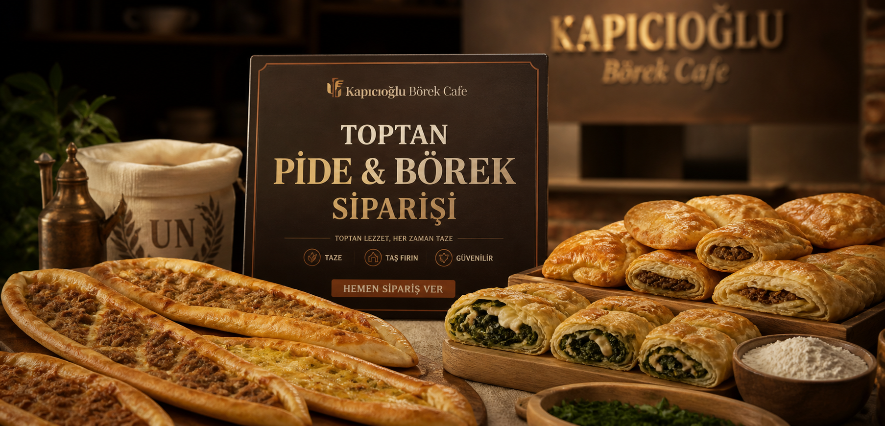 Kapıcıoğlu Börek Cafe - Toptan Pide ve Börek Siparişi
